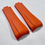 Thumbnail: 21mm ORANGE Caoutchouc FKM Rubber strap for Glidelock and deployment