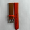 Thumbnail: ORANGE sailcloth &amp; leather strap BLACK stitch