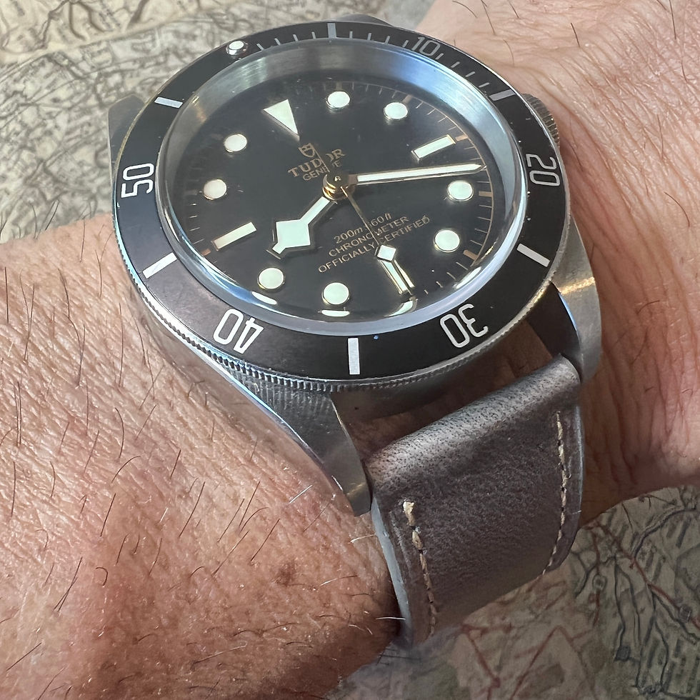 Thumbnail: GRAY vegetable tanned full grain leather TAN stirch