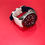 Thumbnail: 22mm WHITE/NAVY Vulcanized Caoutchouc rubber Strap Seiko