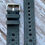 Thumbnail: Thick GRAY Nubuck leather racing strap BLACK stitch