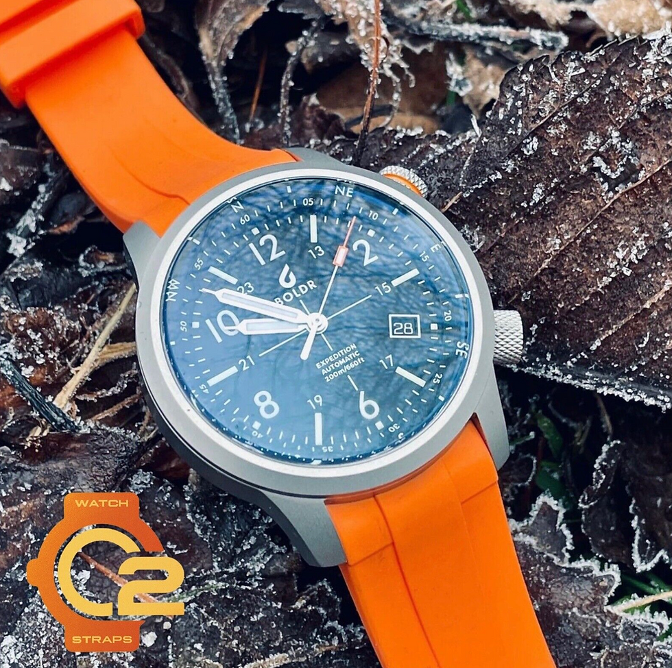 Thumbnail: 21m Caoutchouc Rubber Swatch X Blancpain Bioceramic FIFTY FATHOMS Antartic Ocean