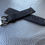 Thumbnail: DARK GRAY Suede Leather Vintage strap Band DARK GREEN stitch