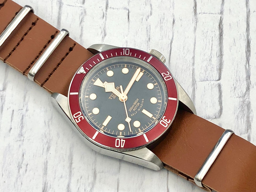 Thumbnail: Light Brown Leather Nato