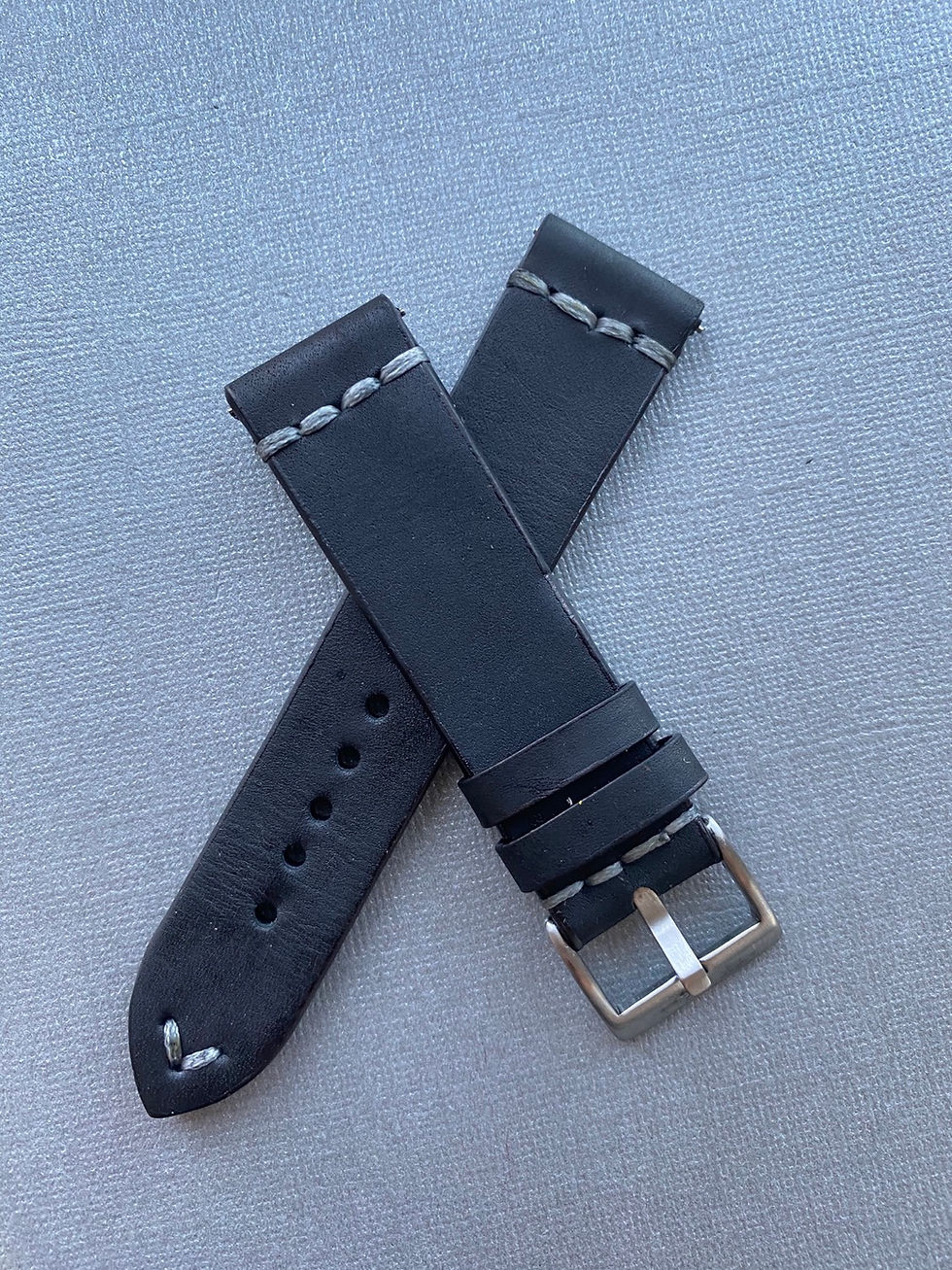 Thumbnail: BLACK thick, Cumberland Side Canyon strap WHITE Line