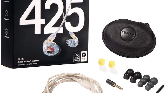 Shure Ses Yalıtımlı Kulak içi Kulaklık, SE425-CL-EFS TR Garantili