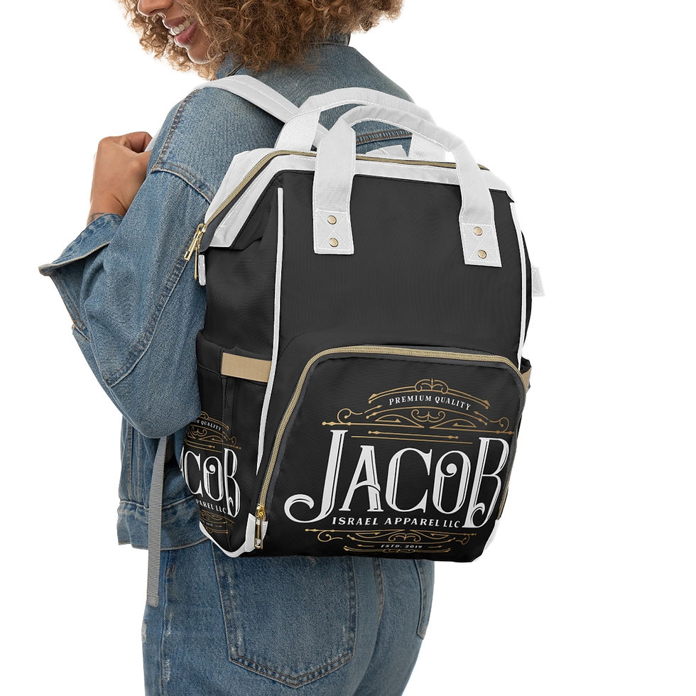 Thumbnail: Black Jacob Israel Multifunctional Backpack