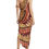 Thumbnail: Shirred Asymmetrical Printed Silk Dress