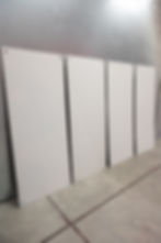 Matte White Panels