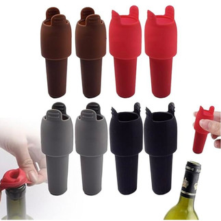 Travel Wine Accessory this 2026: Silicone Wine Stopper for Wine Bottle, Reusable Seal Cover for Wine