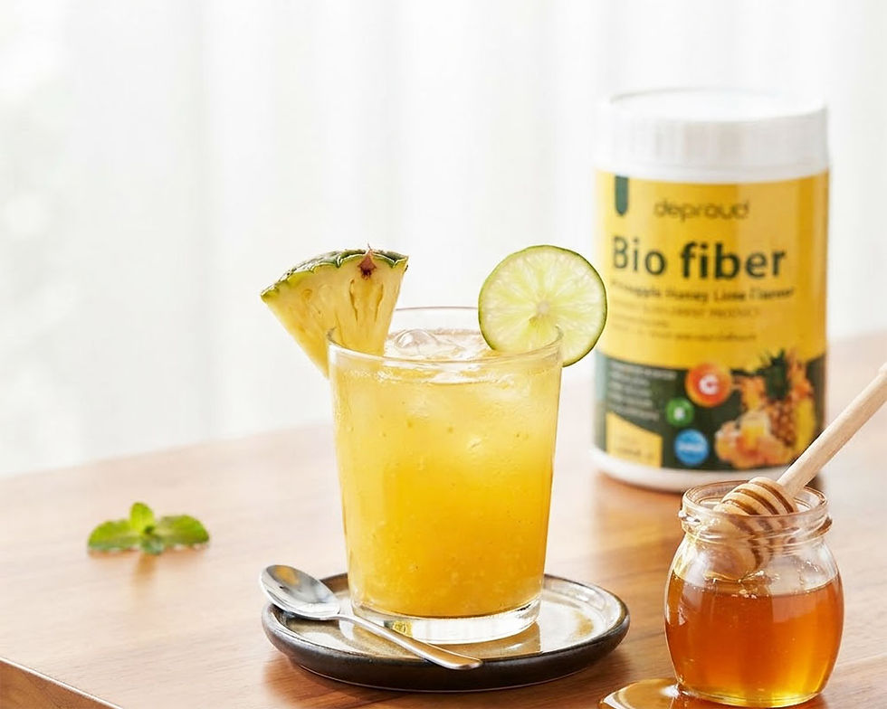 섬네일: Deproud Bio Fiber Pineapple Honey Lime Flavour (디프라우드 바이오 파이버 파인애플 꿀 라임 맛) 250g