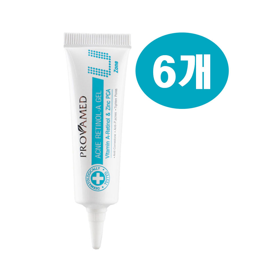 여드름 잡티 피부개선 비타민크림 프로바메드 레티놀A 젤 10g X 6개