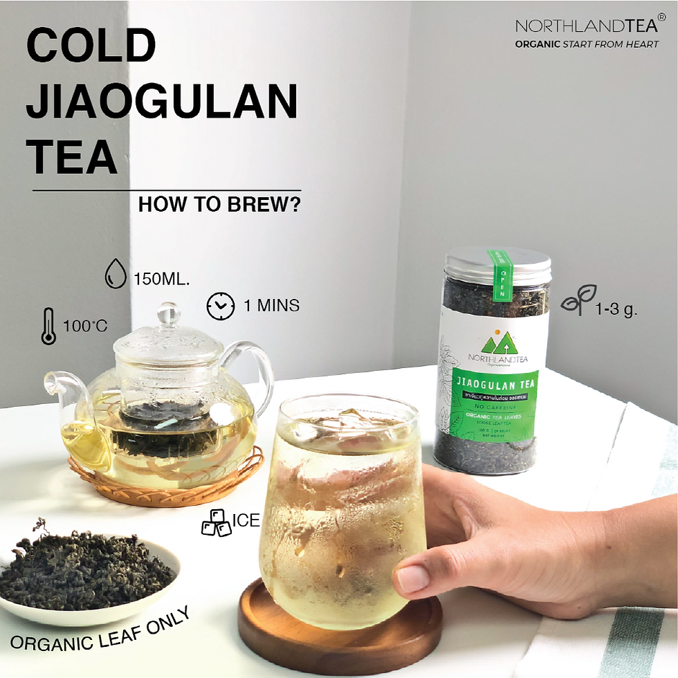 섬네일: 100% 유기농 돌외잎 자오굴란 허브티 노스랜드티 /NorthlandTea 100g