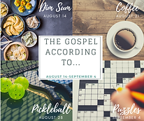 This is the third message in our series, "The Gospel According to..."