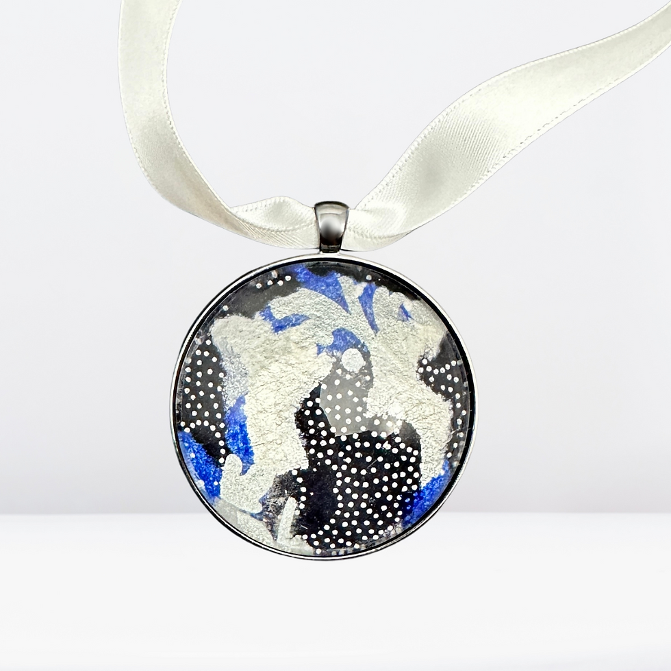 Blue, White and Silver No. 2
