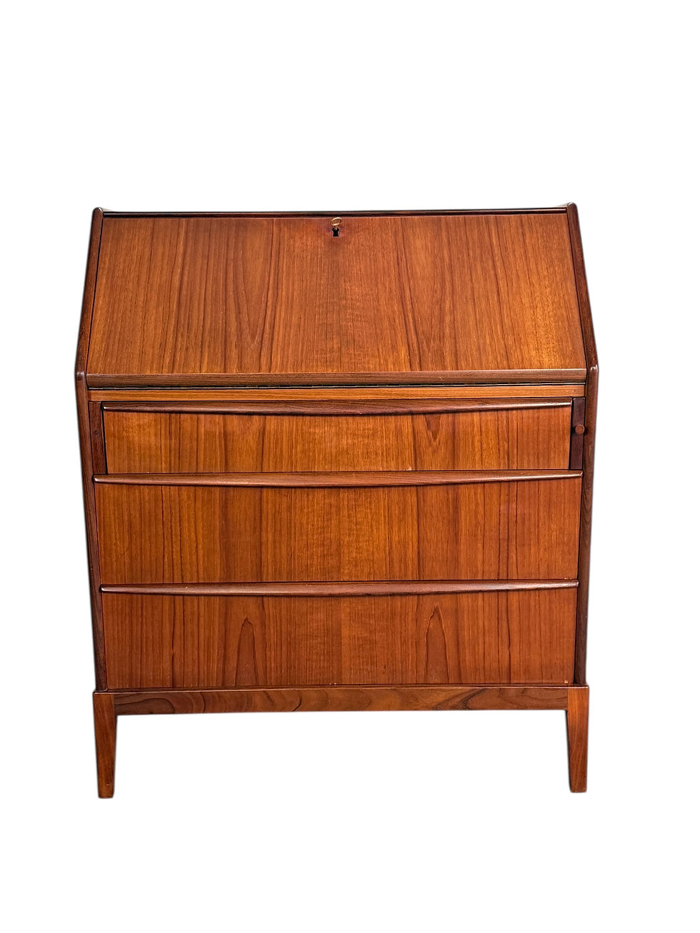 Mid Century Modern Teak Secretary Desk