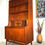 Thumbnail: Mid-Century Danish Modern Teak Secretary Desk & Bookcase By Bornholms