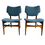 Thumbnail: Set 8 Mid Century Danish Modern Walnut Dining Chairs