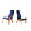 Thumbnail: Pair of High-Back Lounge Chairs by Arne Jacobsen for Fritz Hansen