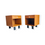 Thumbnail: Pair George Nelson Walnut Nightstands for Herman Miller