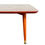 Thumbnail: Mid Century Modern Teak Square Table with Brass Accents