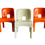 Thumbnail: Set 3 Iconic "Universal Chair" by Joe Colombo for Kartell 1967