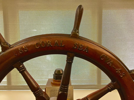 "I Sent The Wheel Of The Coral Sea Spinning Crazily To Port -- We Narrowly Missed San Francisco!"