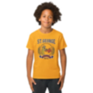 YOUTH St. George Dragon Unisex T-Shirt (GOLD)