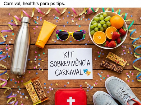 kit sobrevivencia no carnaval