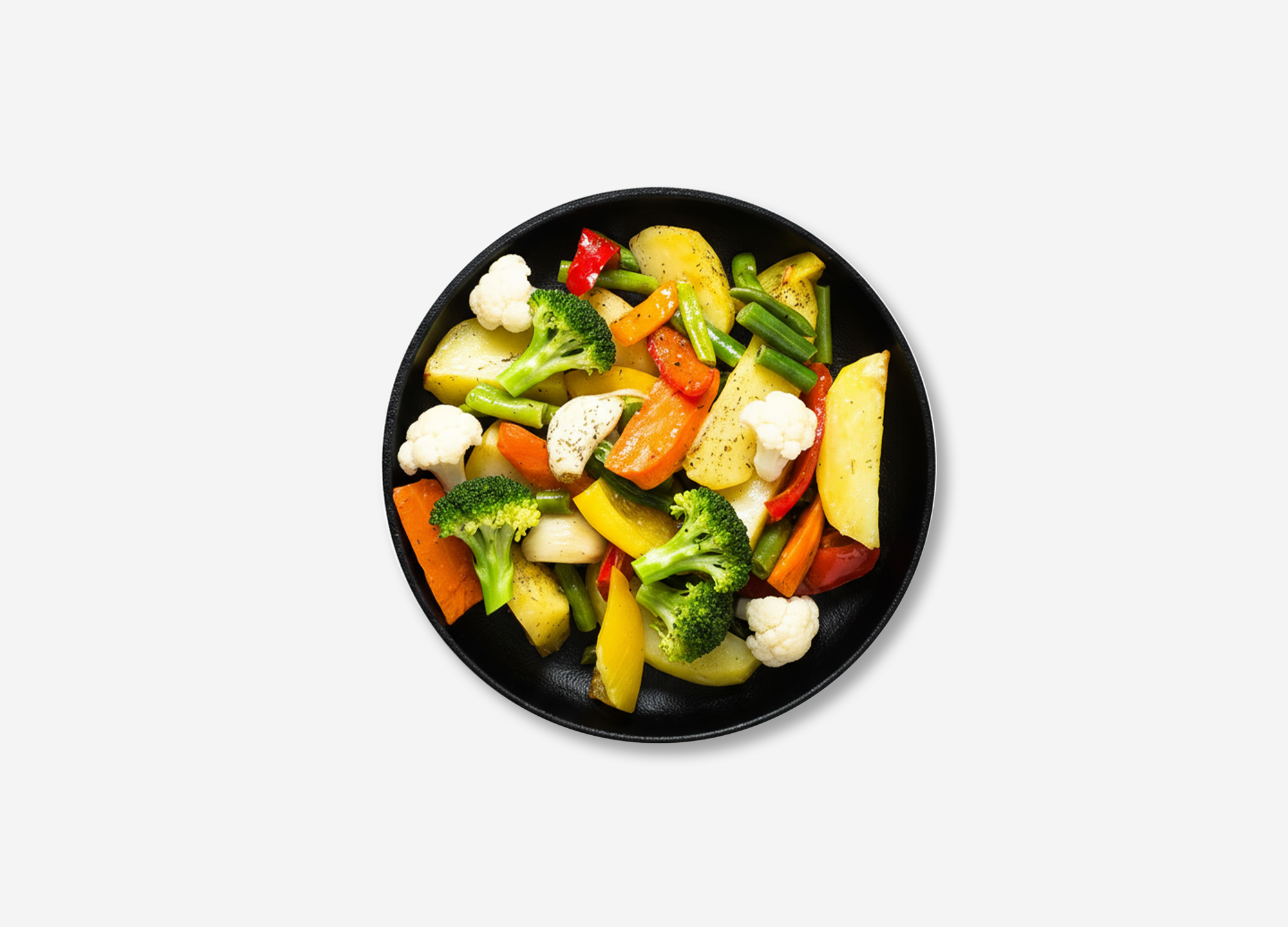 Portion de légumes & pommes de terre