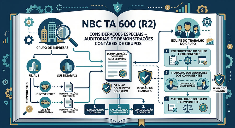 NBC TA 600 (R2) – Auditoria de Grupos: Controle, Comunicação e Responsabilidade Global