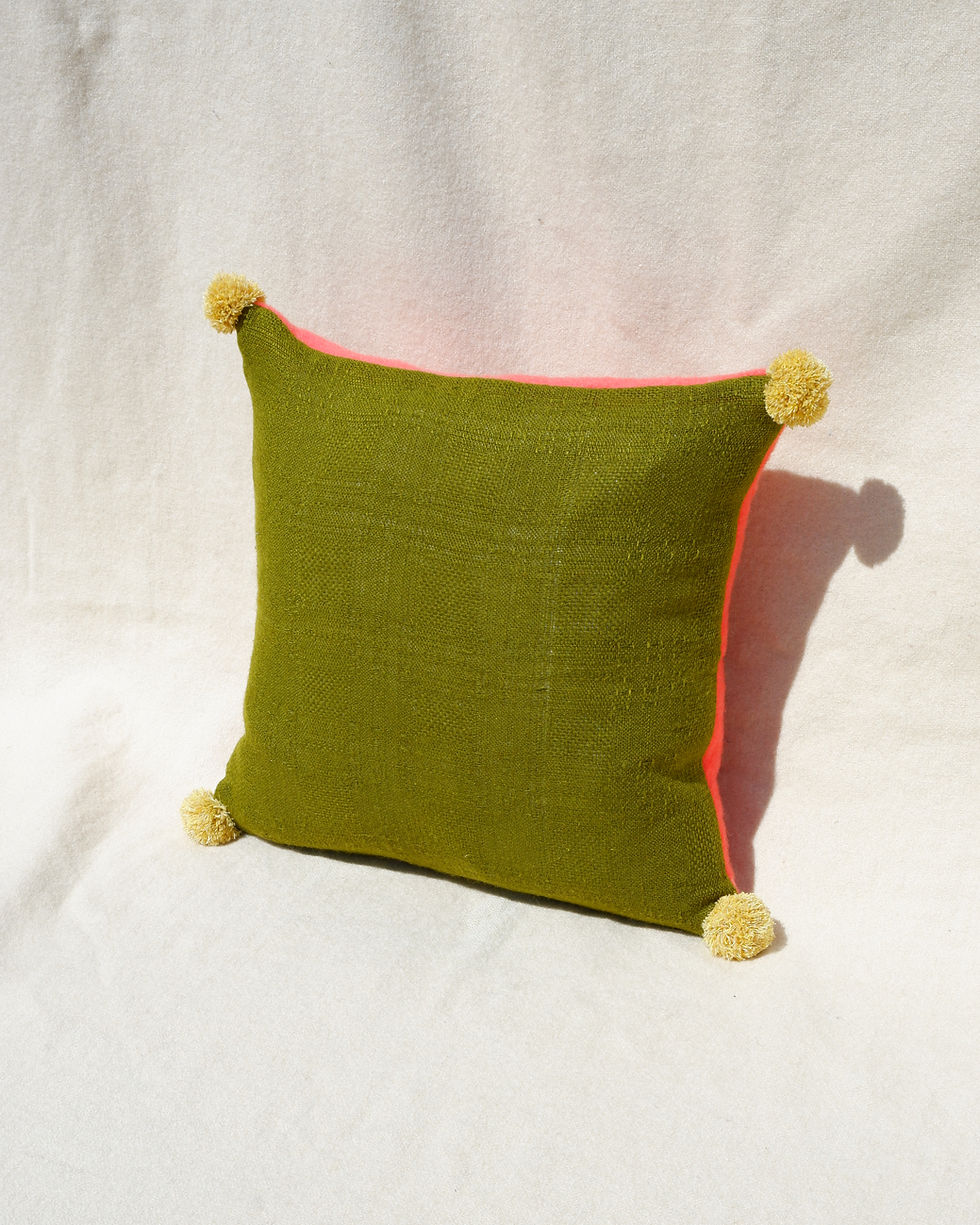 Thumbnail: foraged colour cushions