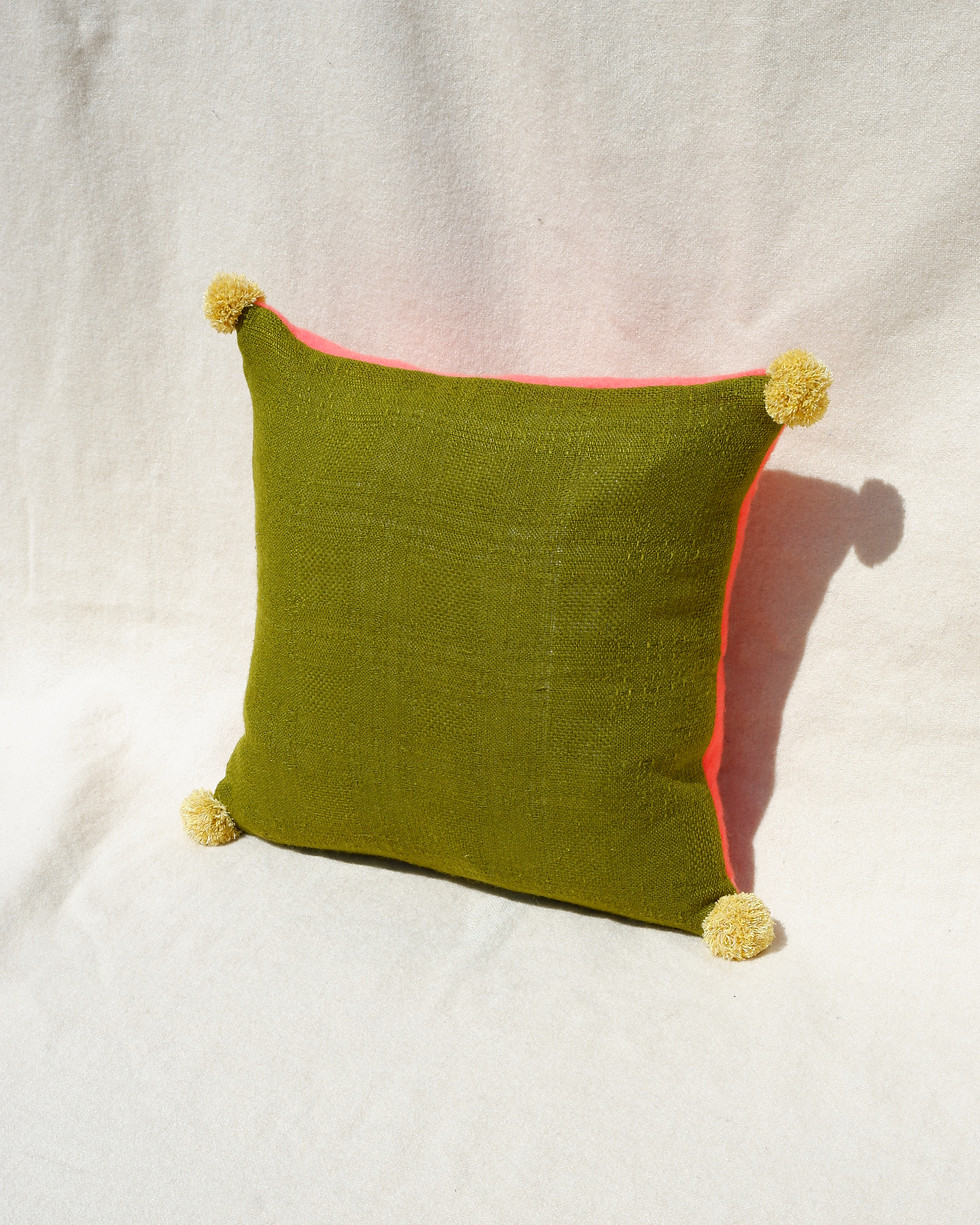 Thumbnail: foraged colour cushions