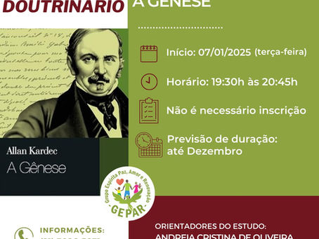 Grupo de Estudo: A GÊNESE