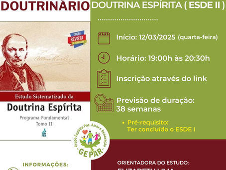 Grupo de Estudo: ESDE II