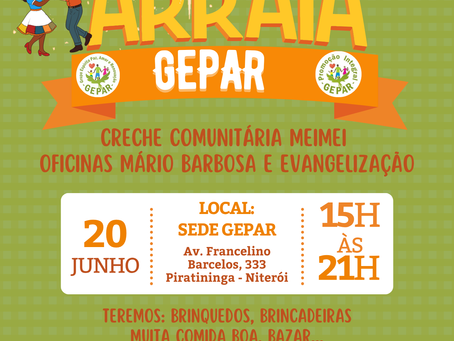 VEM AÍ A NOSSA ARRAIÁ DO GEPAR 🔥🌽