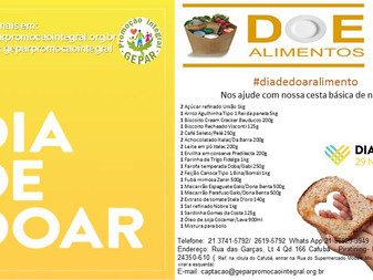 #DiadeDoar Alimento
