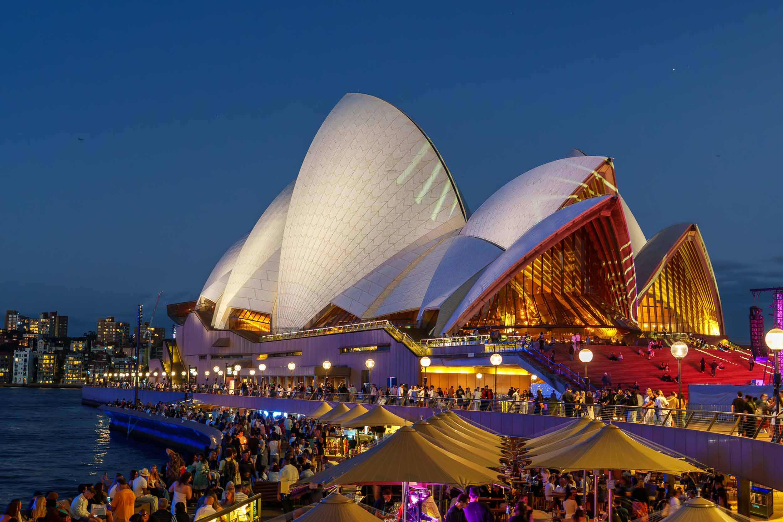 Sydney Opera House and Harbour at Night