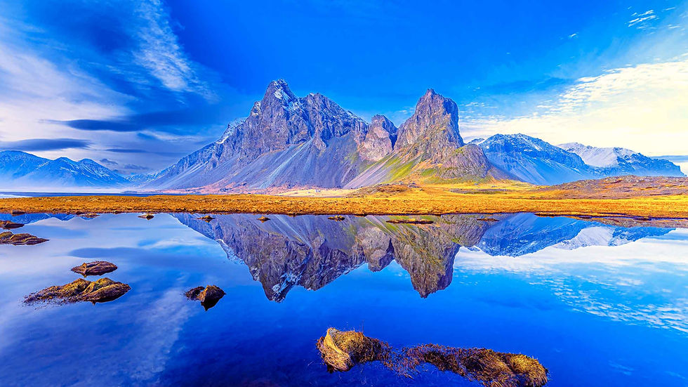 Estrahorn Mountain Reflections