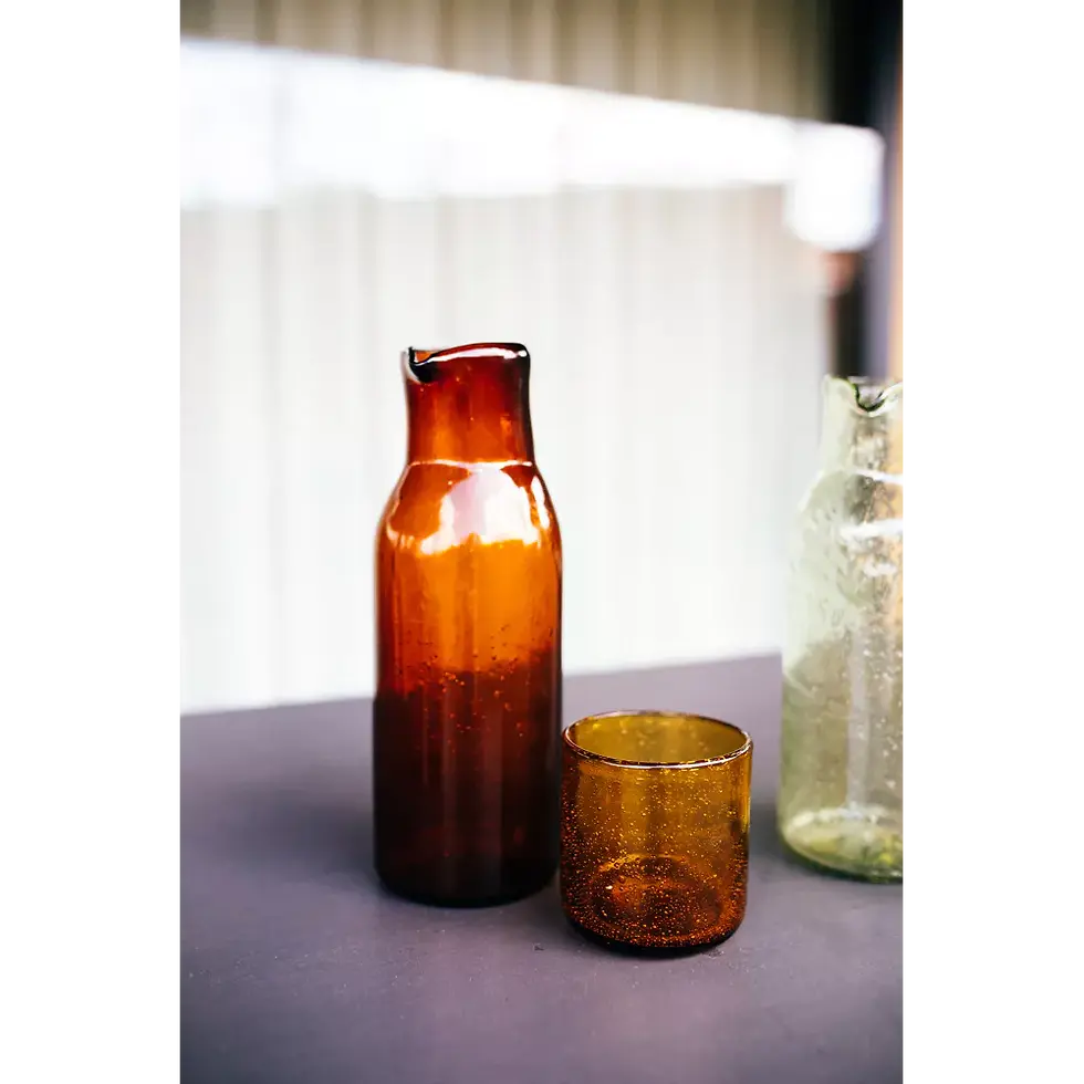 Miniature : VICO carafe en verre soufflé