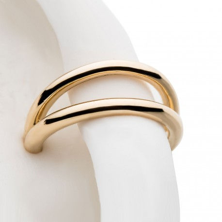 Thumbnail: 14Kt Gold with Fan Out Design Side Facing Hinged Segment Clicker