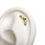 Thumbnail: 14Kt Yellow Gold Threadless with 5-Rainbow Gem Cluster Top