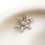 Thumbnail: 14Kt Gold Threadless w/ 6pcs 3-Prong Set Round Clear Gem Snowflake Top