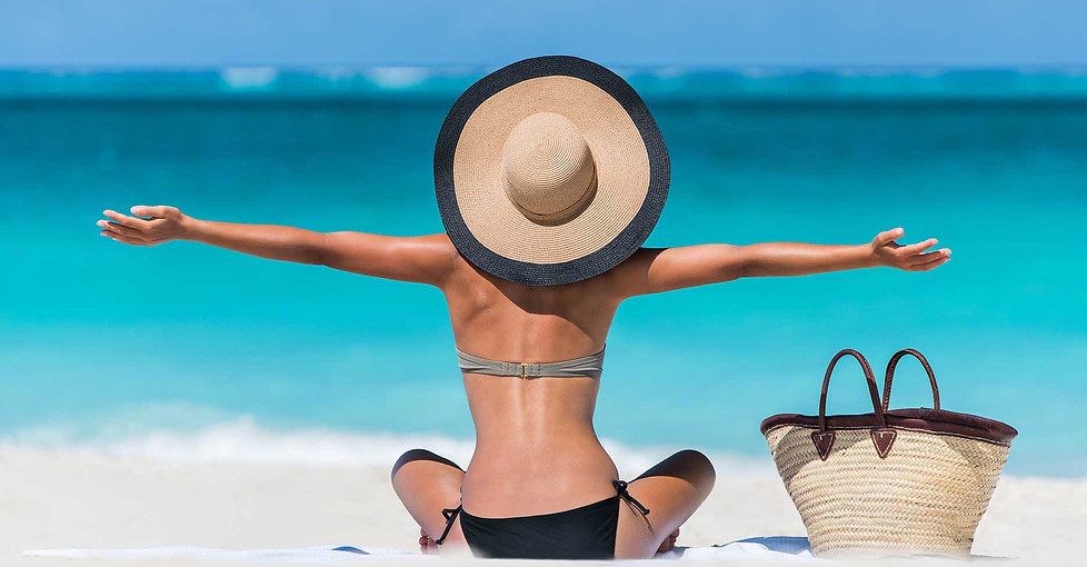 Lady on Beach in the Cayman Islands.jpg