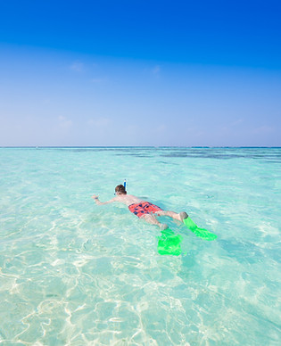 Beautiful amazing nature background. Tropical blue sun sea. Luxury holiday resort. Island 
