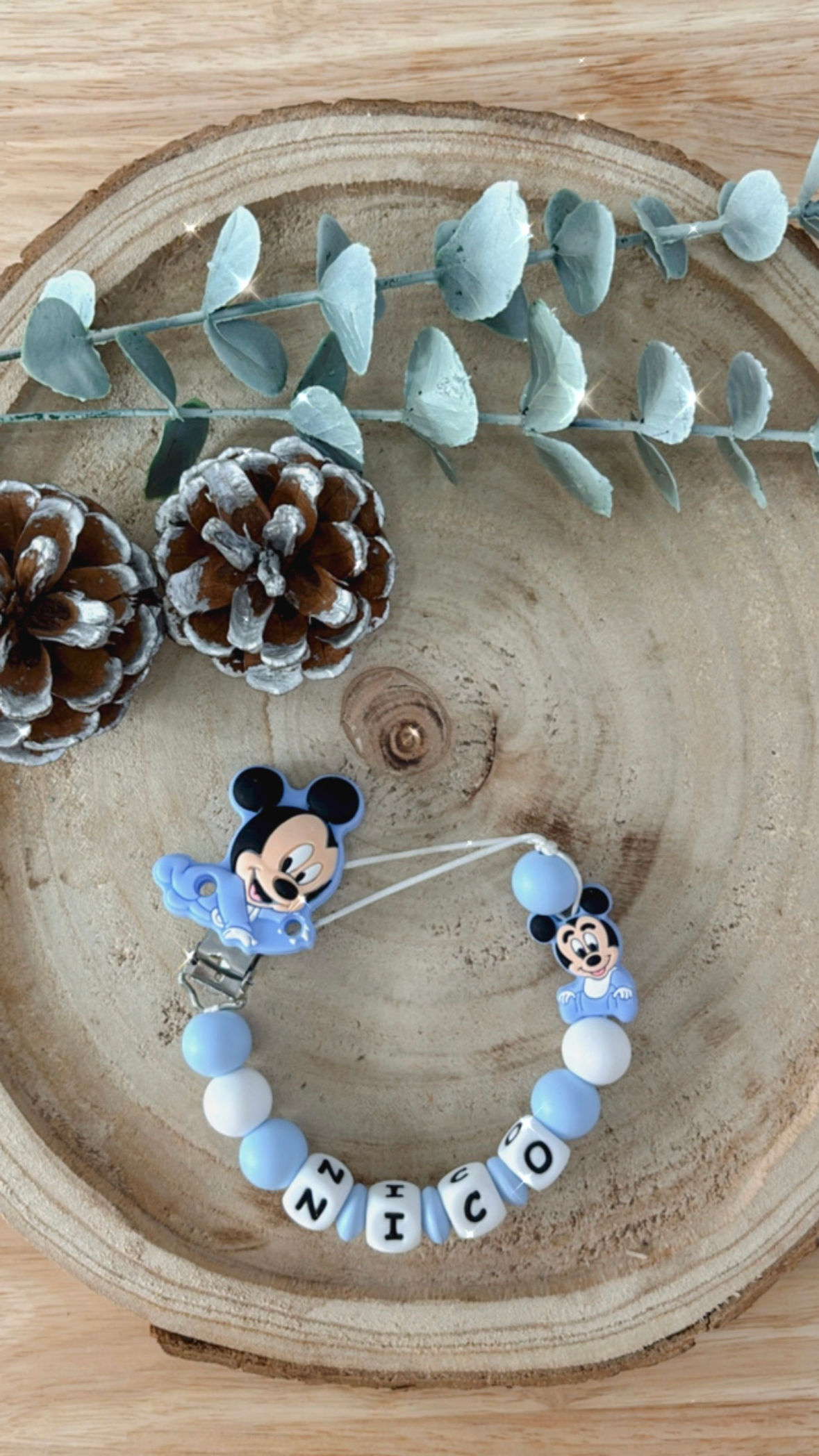 Chupetero Mickey Bebé