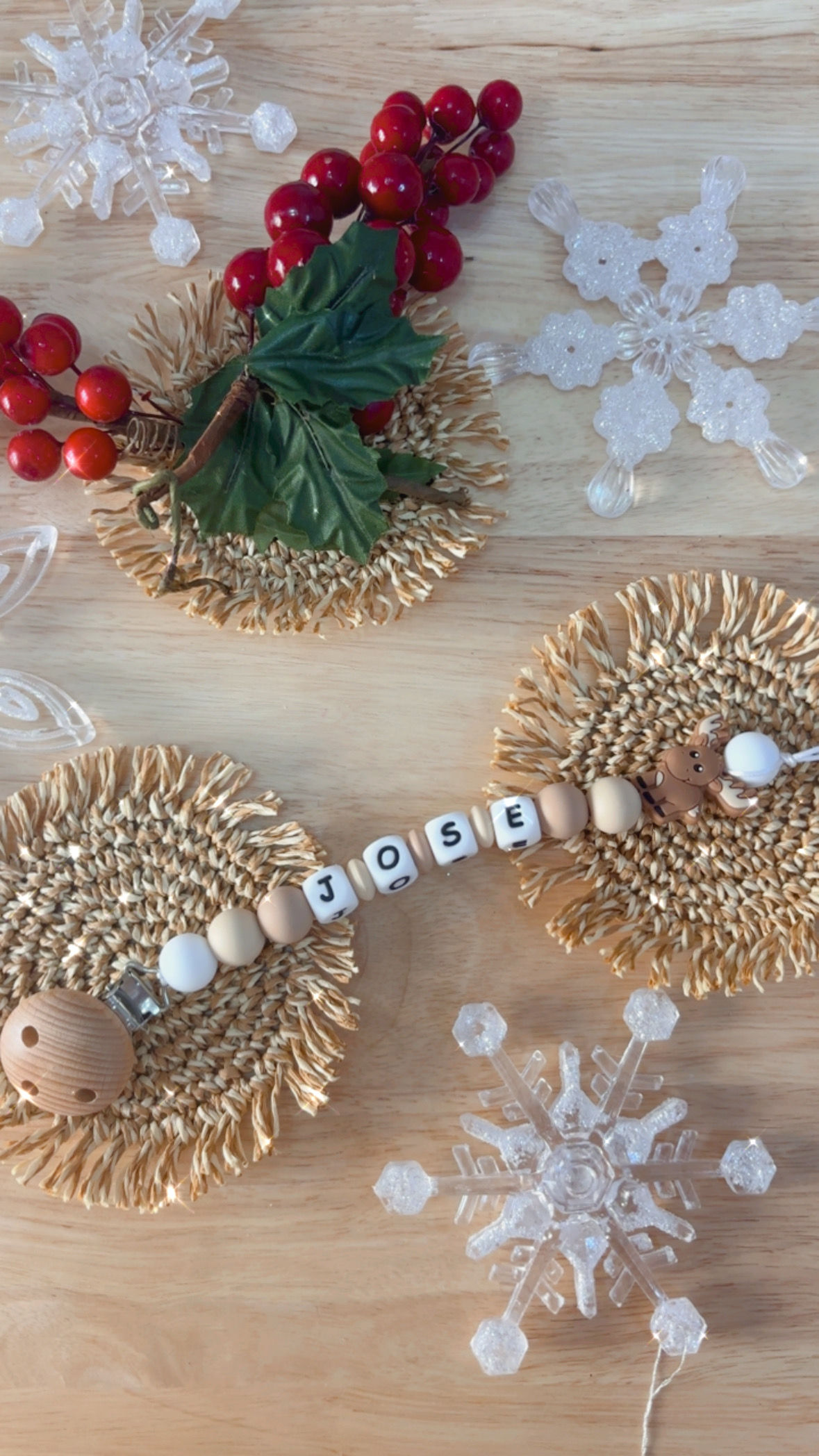 Chupetero Navidad Reno 