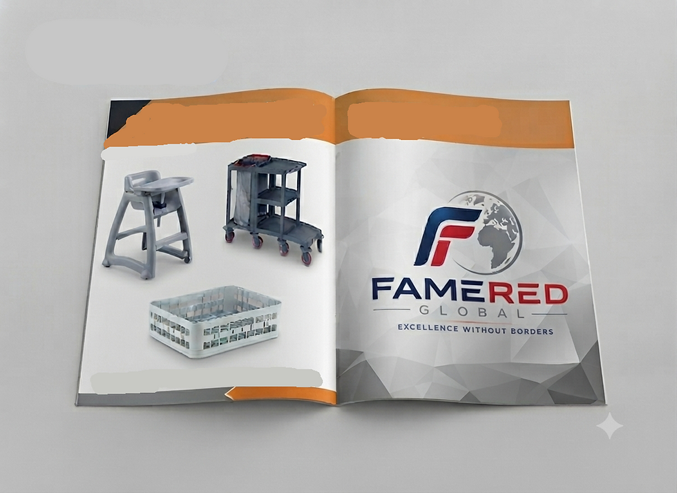 FameRed Global endüstriyel mutfak ve temizlik ekipmanları ürün kataloğu