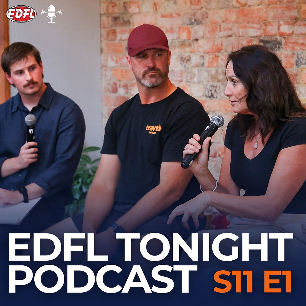 Listen to our Marby legends, Luke, Brodie and Cain on the EDFL podcast at the Doutta Gala