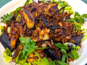 Garlic Ginger Eggplant